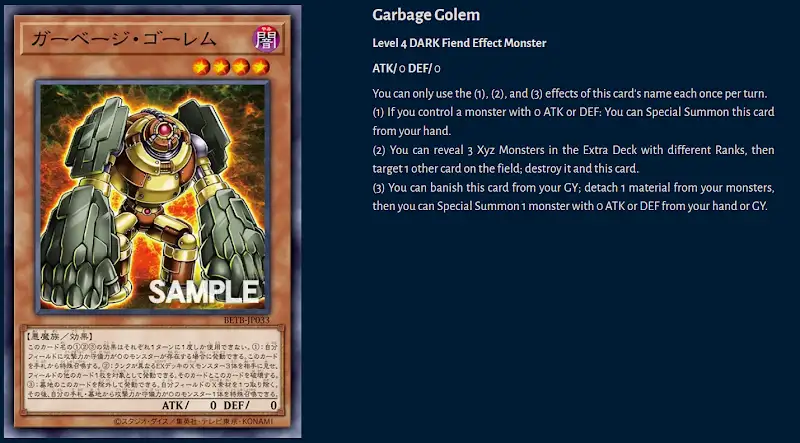 yugioh garbage deck Yu-Gi-Oh! - Collector - SDPL-EN002 - Common - 1st Edition Yugioh Garbage Ogre + Garbage