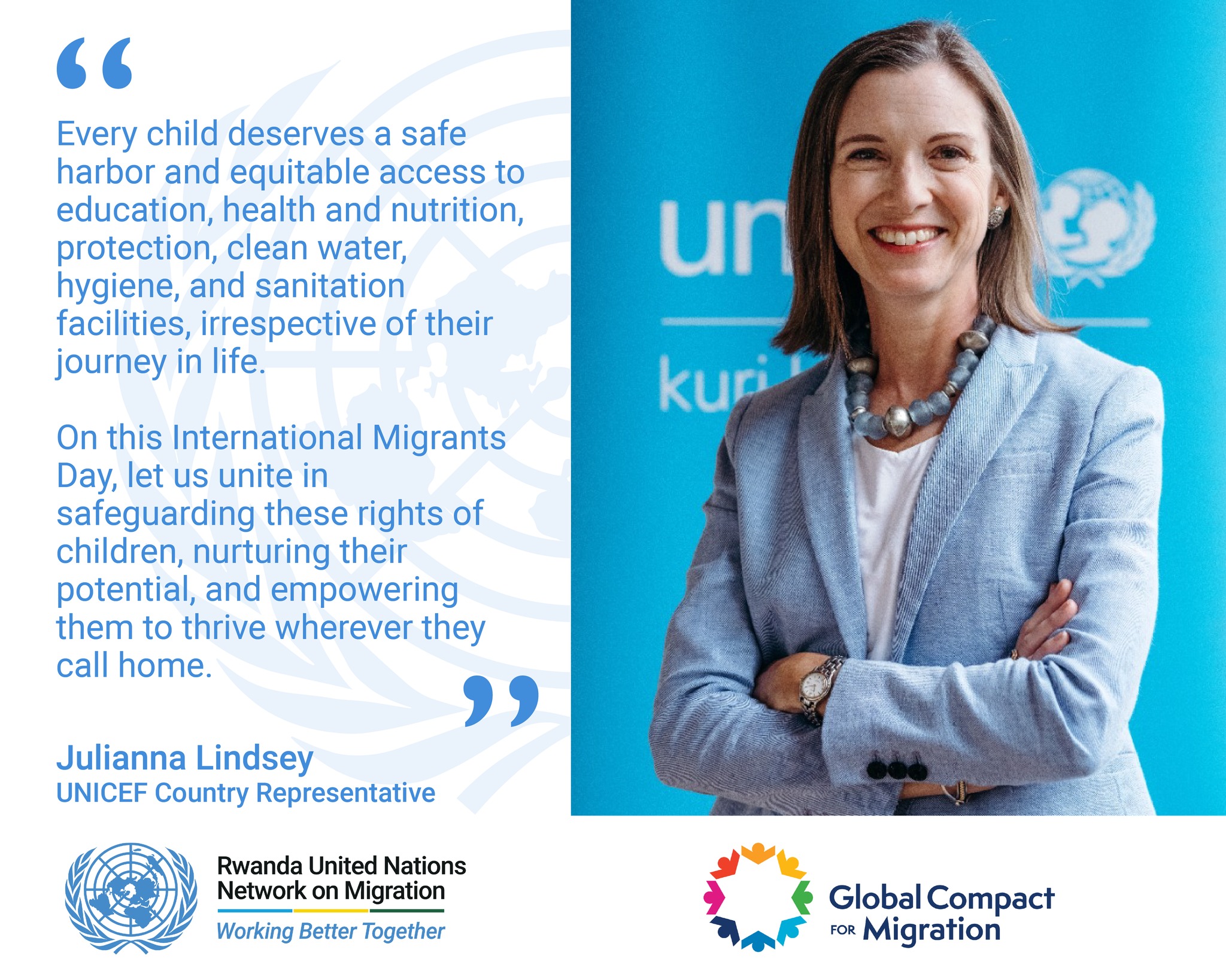 UNICEF Rwanda - 🌍On #InternationalMigrantsDay, we honor... | Facebook