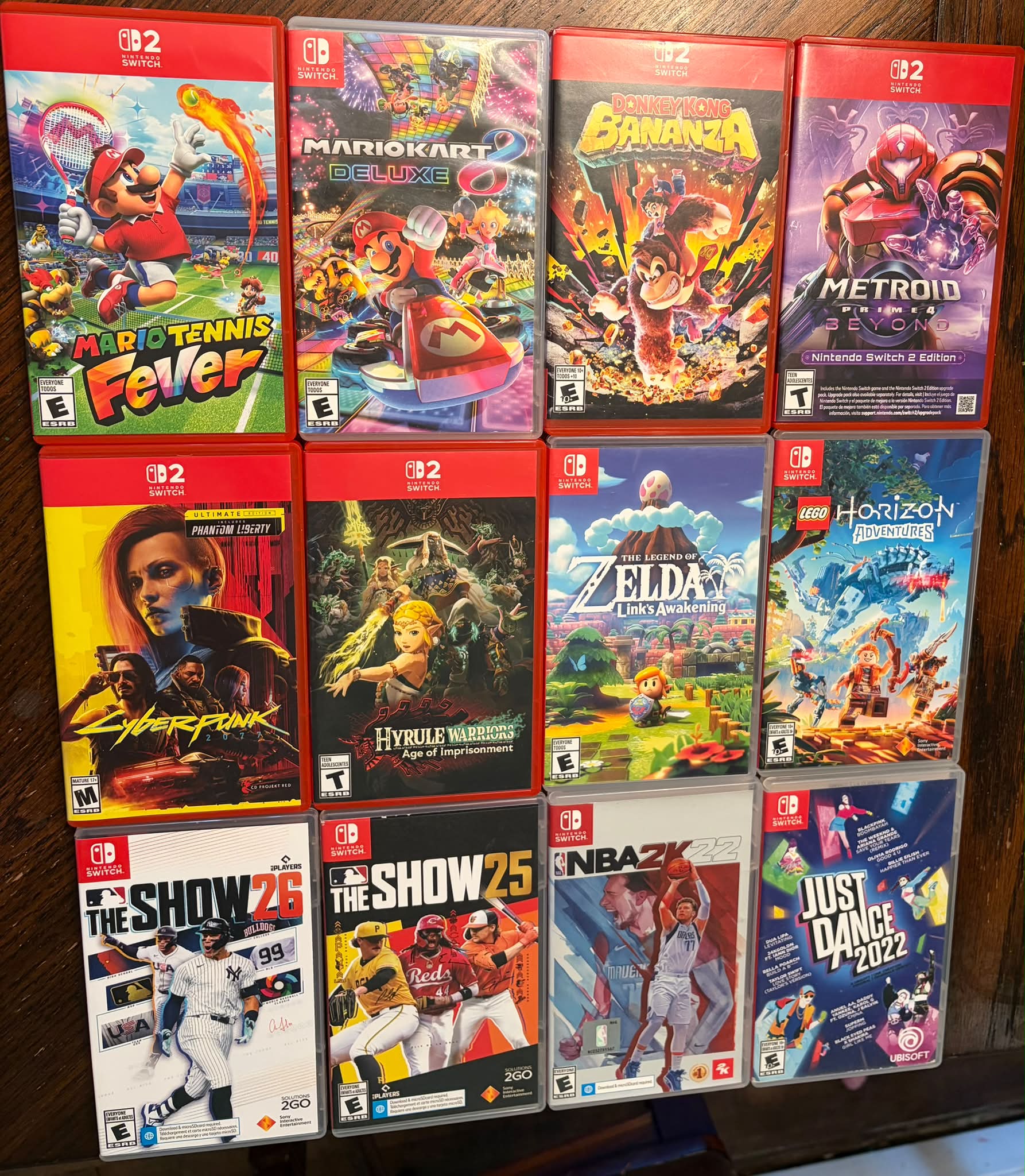 Nintendo Switch and Switch 2 games for sale