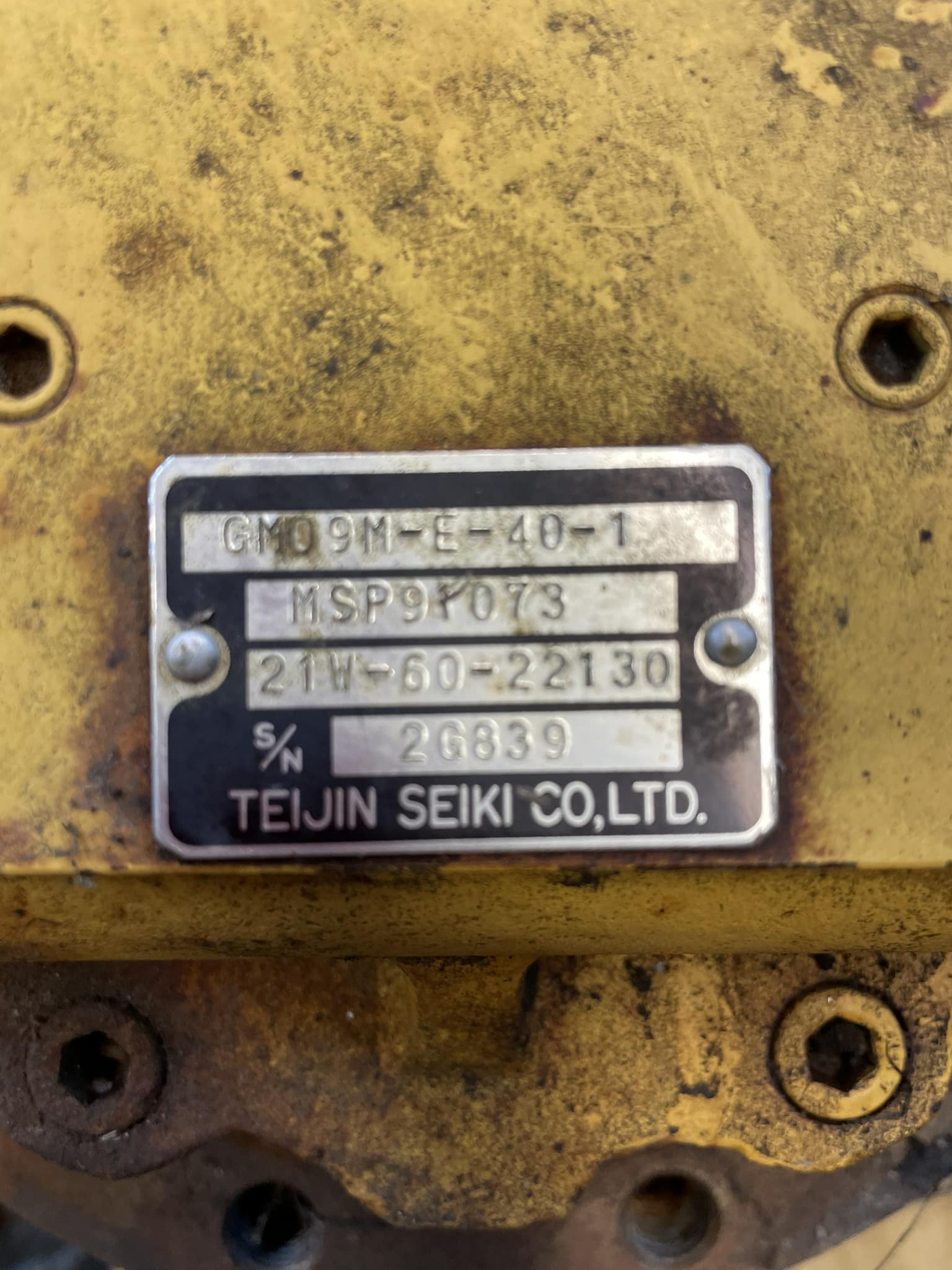 I am looking for a final drive for a Komatsu PC 2000-8