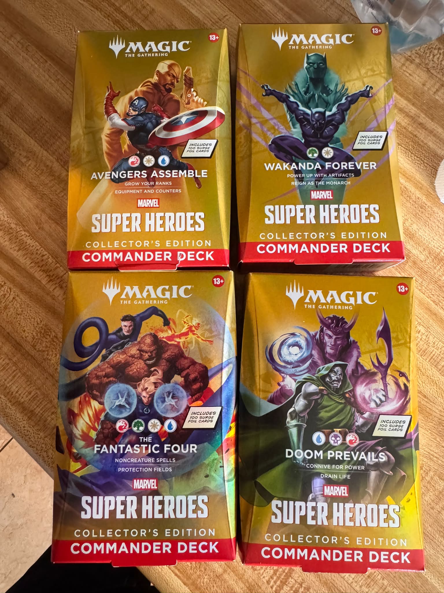 Fantastic Four Commander deck is still sealed, still $39.68