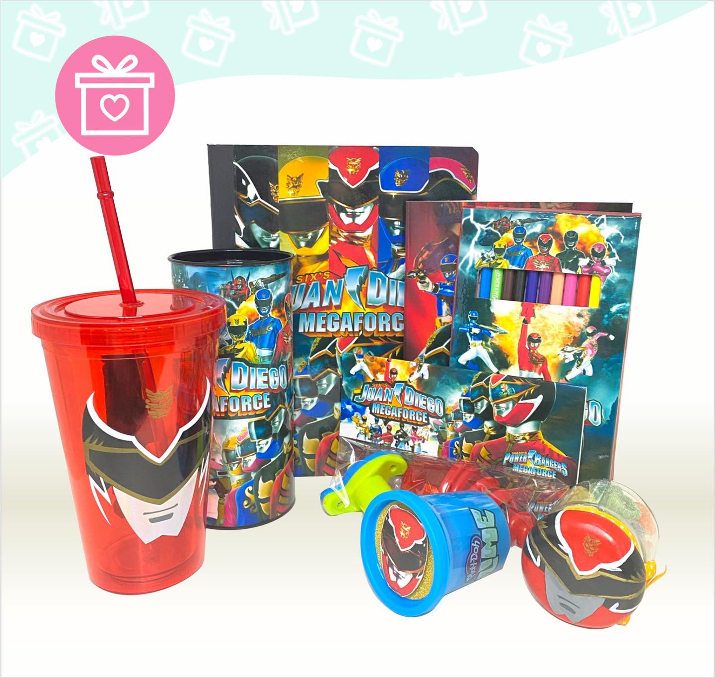 Decor-Ando - - GIFT BOX Power Rangers. Esta box fue creada...