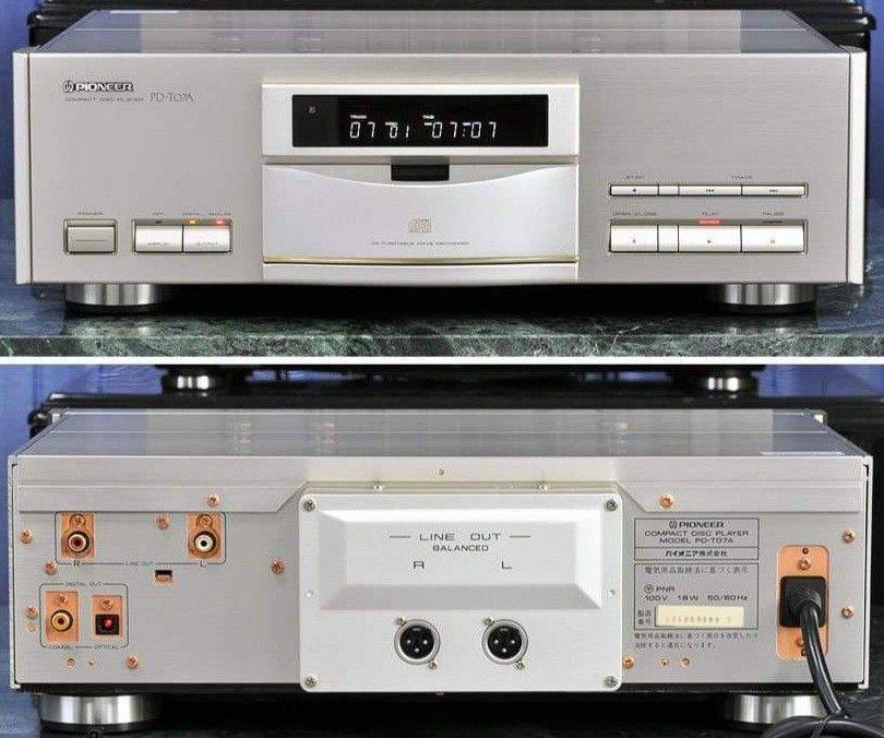Pioneer Compact Disc Player PD-T07A.