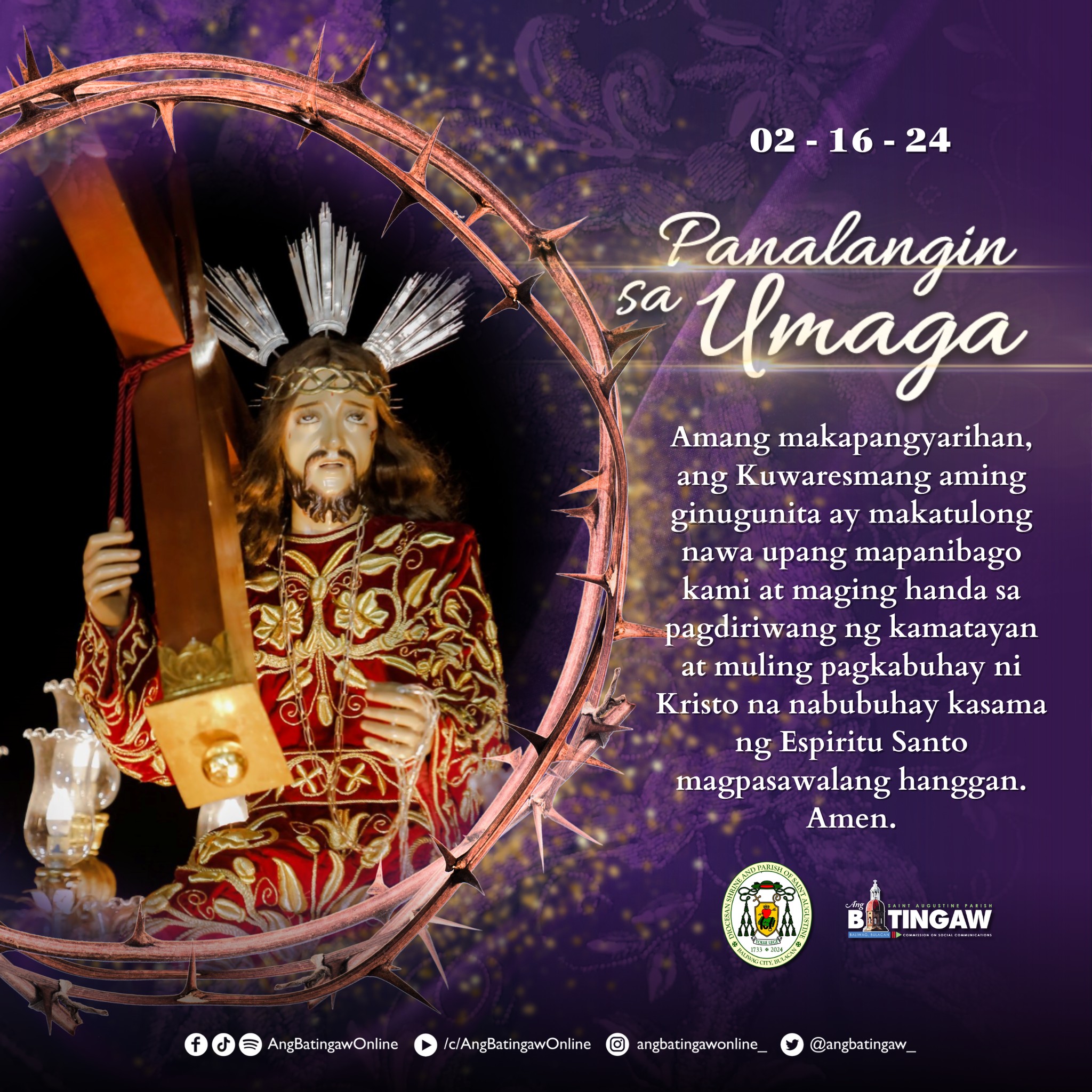 PA... - Ang Batingaw - Saint Augustine Parish Baliwag, Bulacan