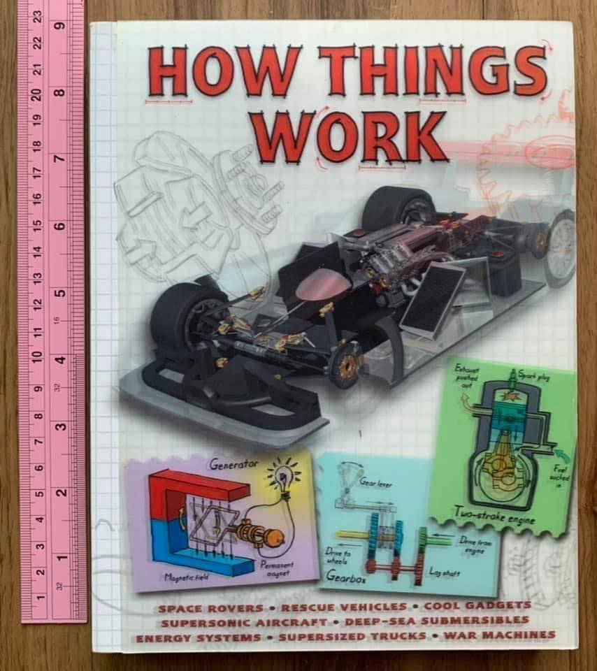 📚 ปกอ่อนหนา 3 มิติ สภาพดีมาก How Things Work 💌 เล่มนี้สะดุดตามากๆค่ะ ...