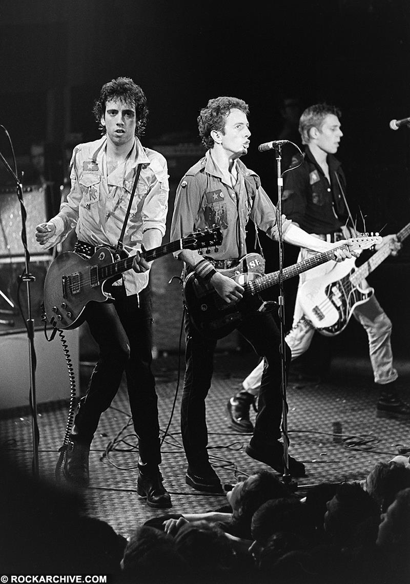 The Clash performing at The Music Machine in Camden Palace, London