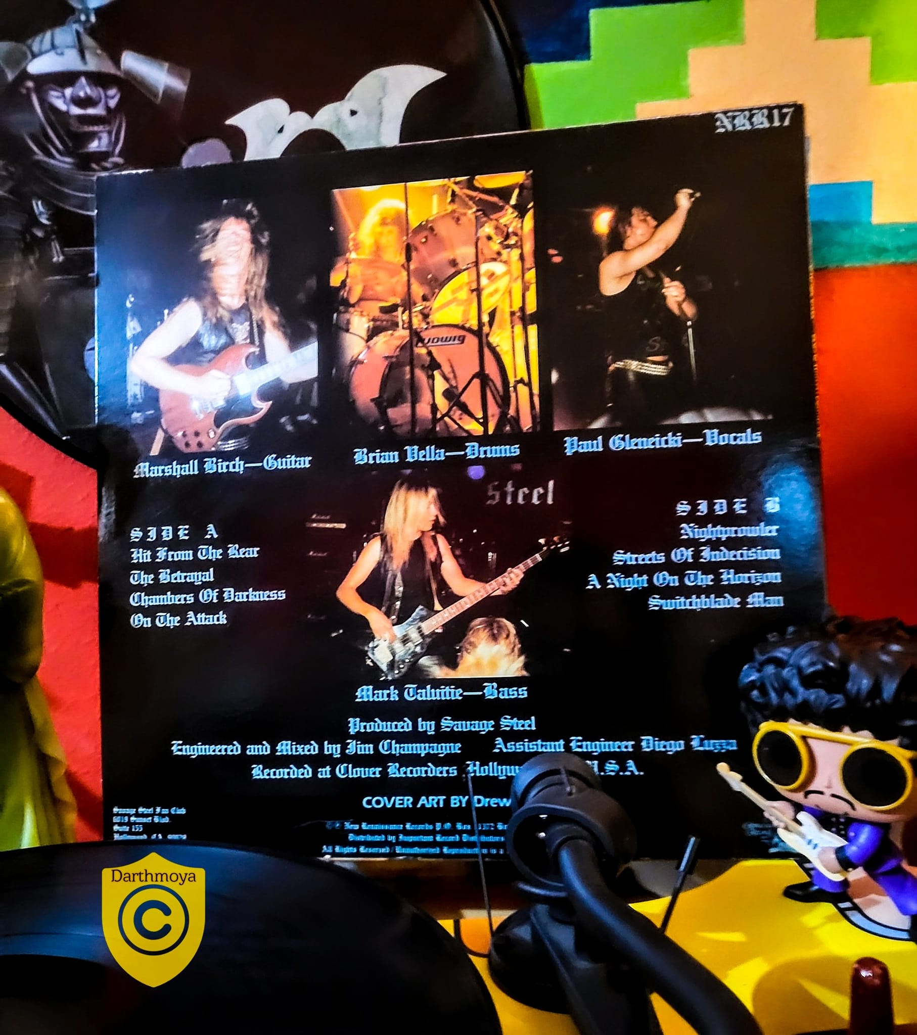 SAVAGE STEEL - Begins With A Nightmare LP 1987