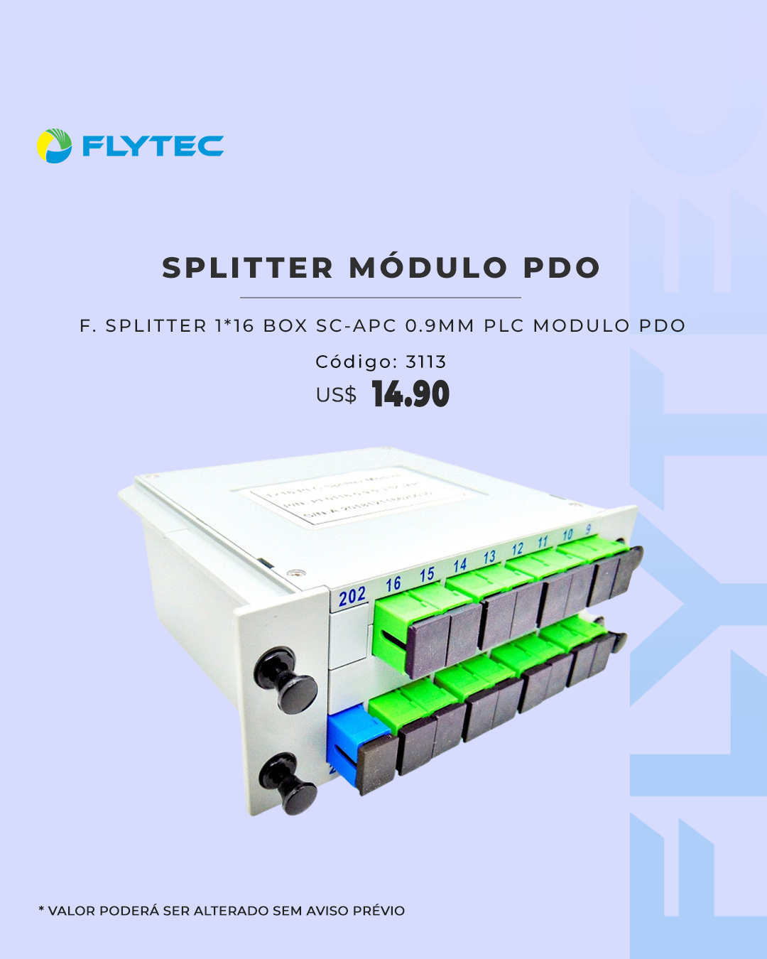 👉 Splitter Box ou Divisor Óptico... - Flytec Computers | Facebook