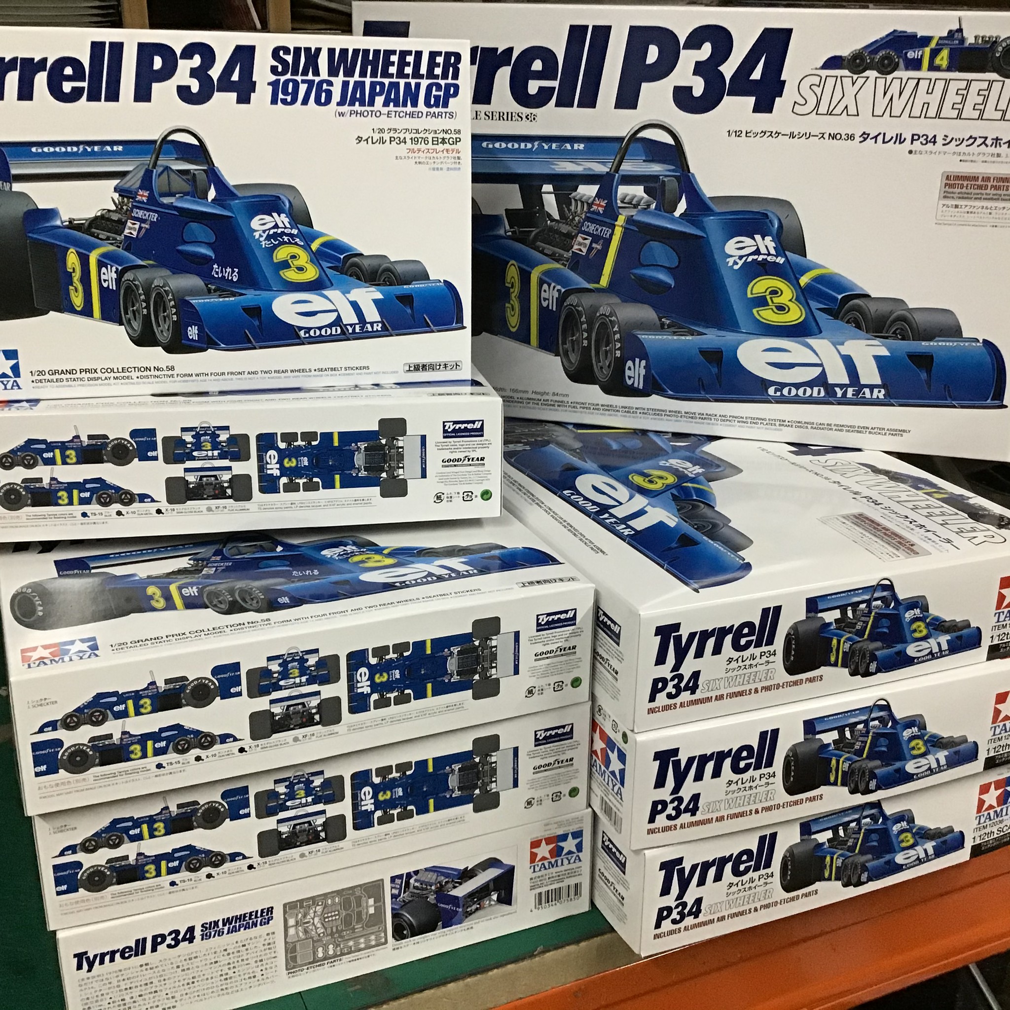 Tyrrell P34 1/20 model build