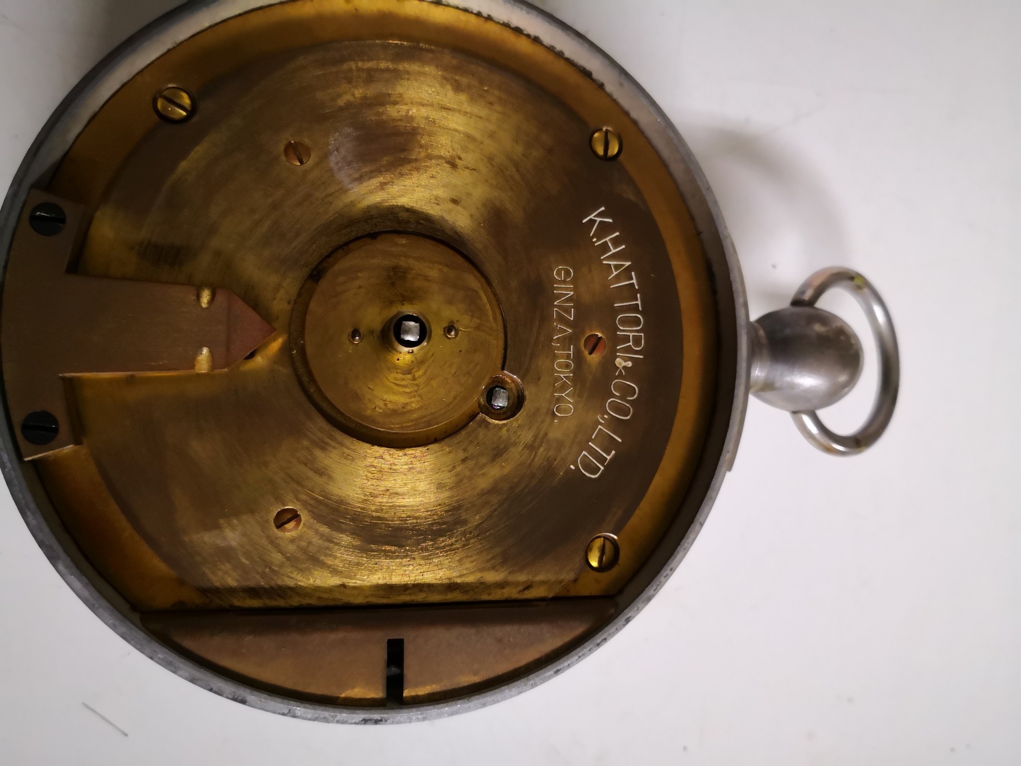 WW2 Imperial Japanese Guard Clock by Kintaro Hattori, Seiko
