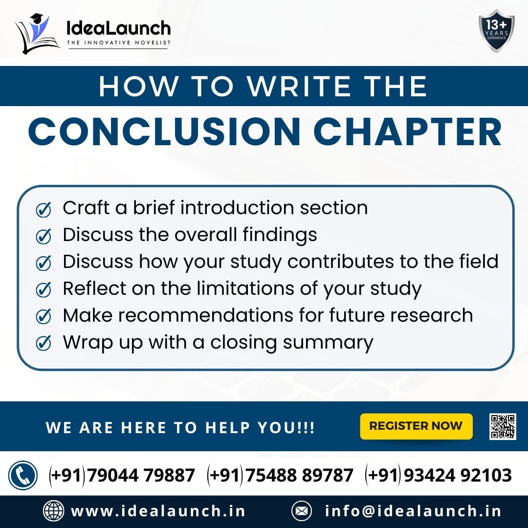 HOW TO WRITE THE CONCLUSION CHAPTER -... - IdeaLaunchresearch | Facebook