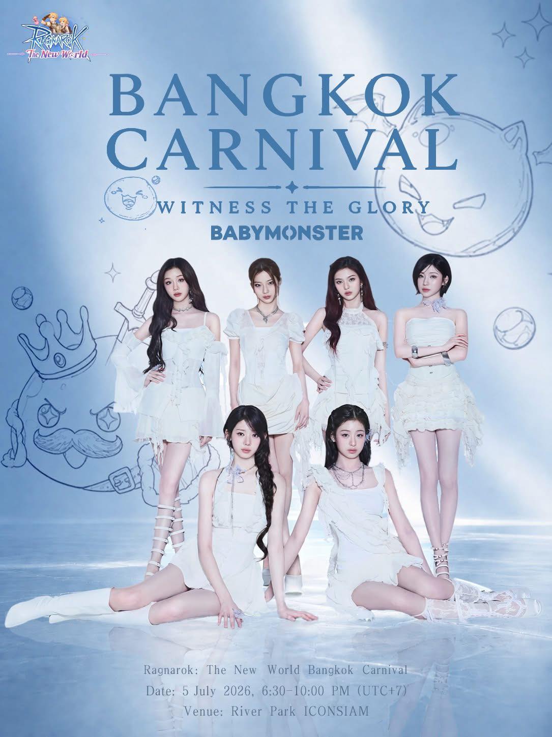 Babymonster Ragnarokゲームイベント　タイ限定 BABYMONSTER to appear at Bangkok Carnival in Ragnarok: The New World