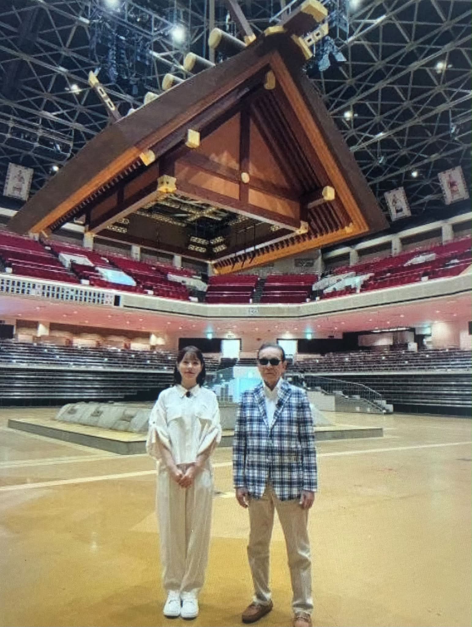 笑顔を見せる豊昇龍。豊昇龍のご両親も息子の新横綱に祝っていると思い