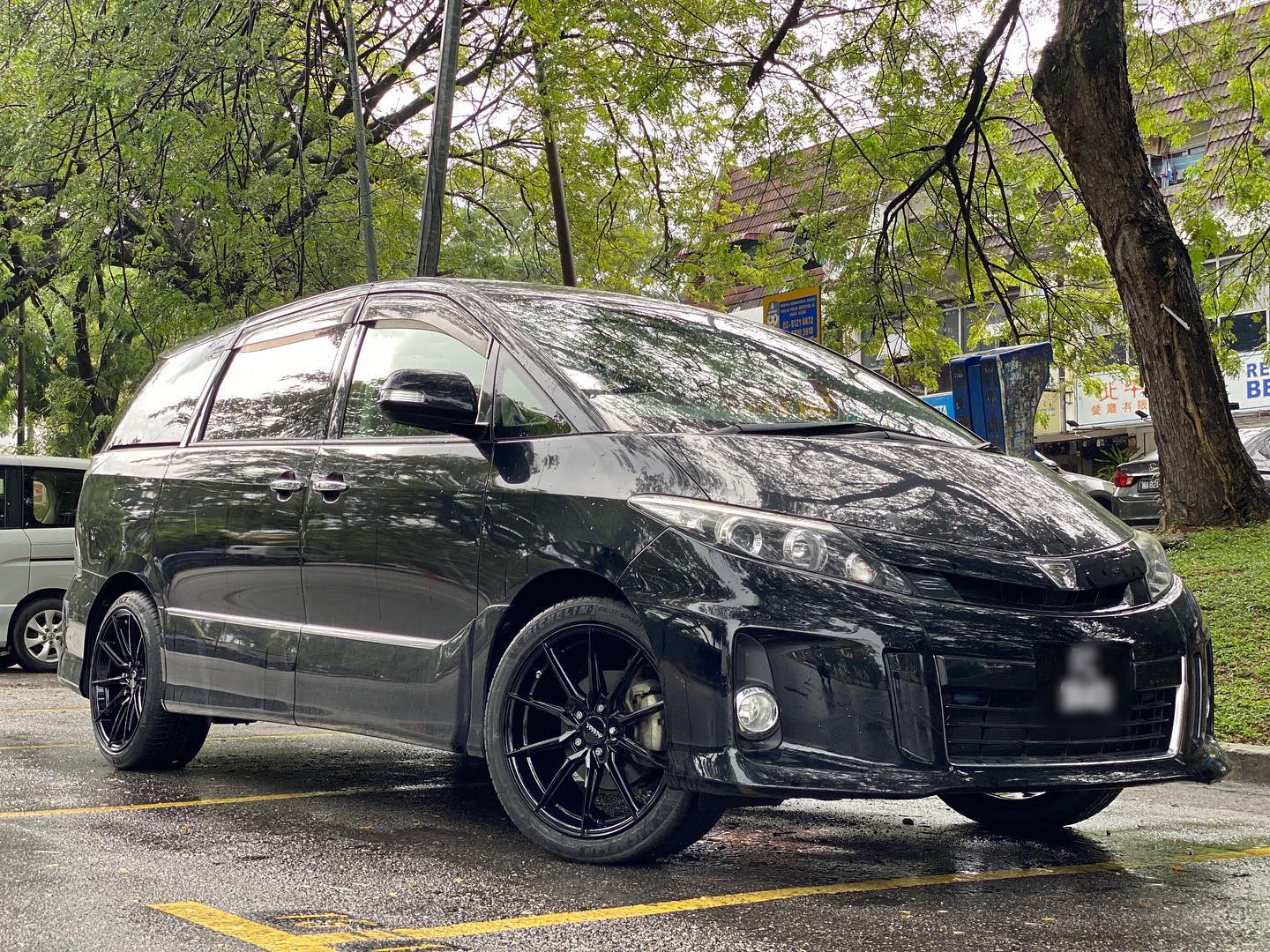 Toyota Estima with New 19 inch... - King of Rims Malaysia