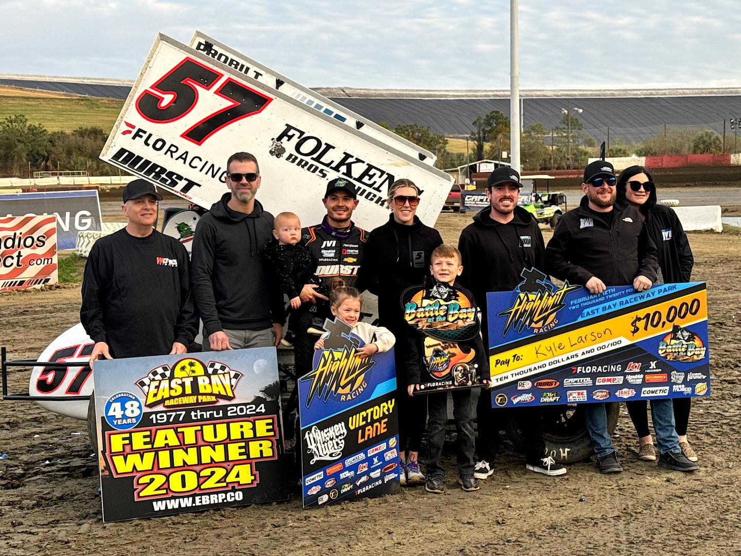 The first Whiskey Myers Victory Lane... - High Limit Racing