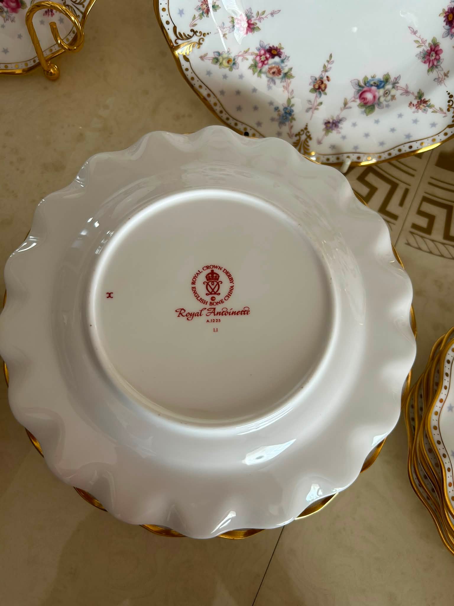 Royal Crown Derby Antoinette Dinner Service for Sale
