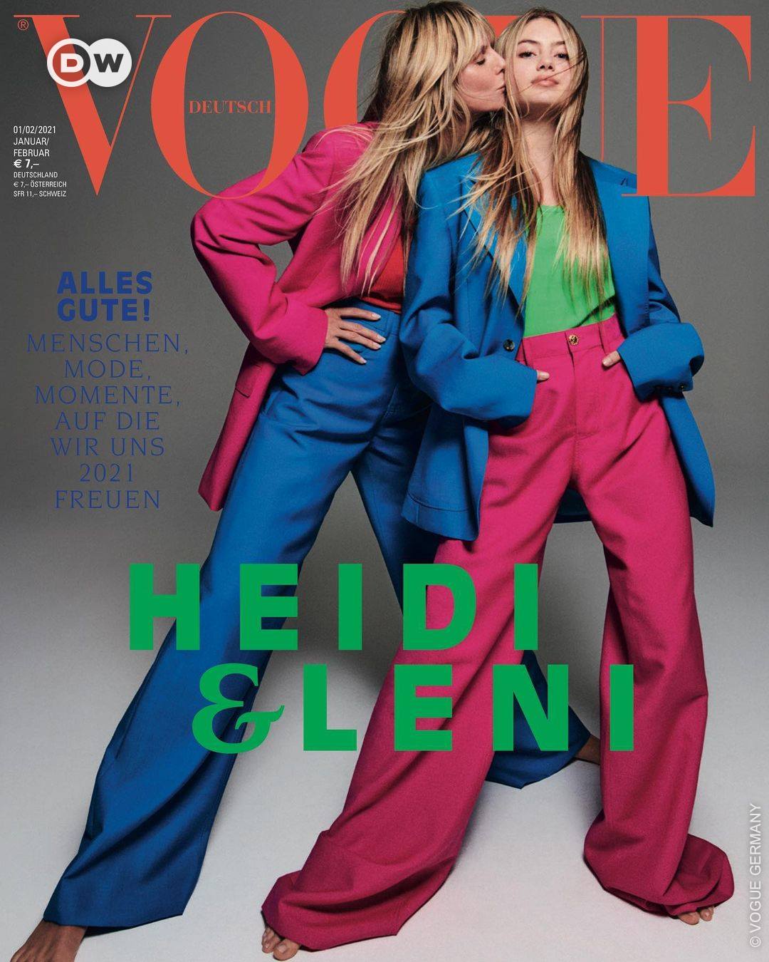 A cover story: Heidi Klum in full MARIA TASH for Vogue Greece.