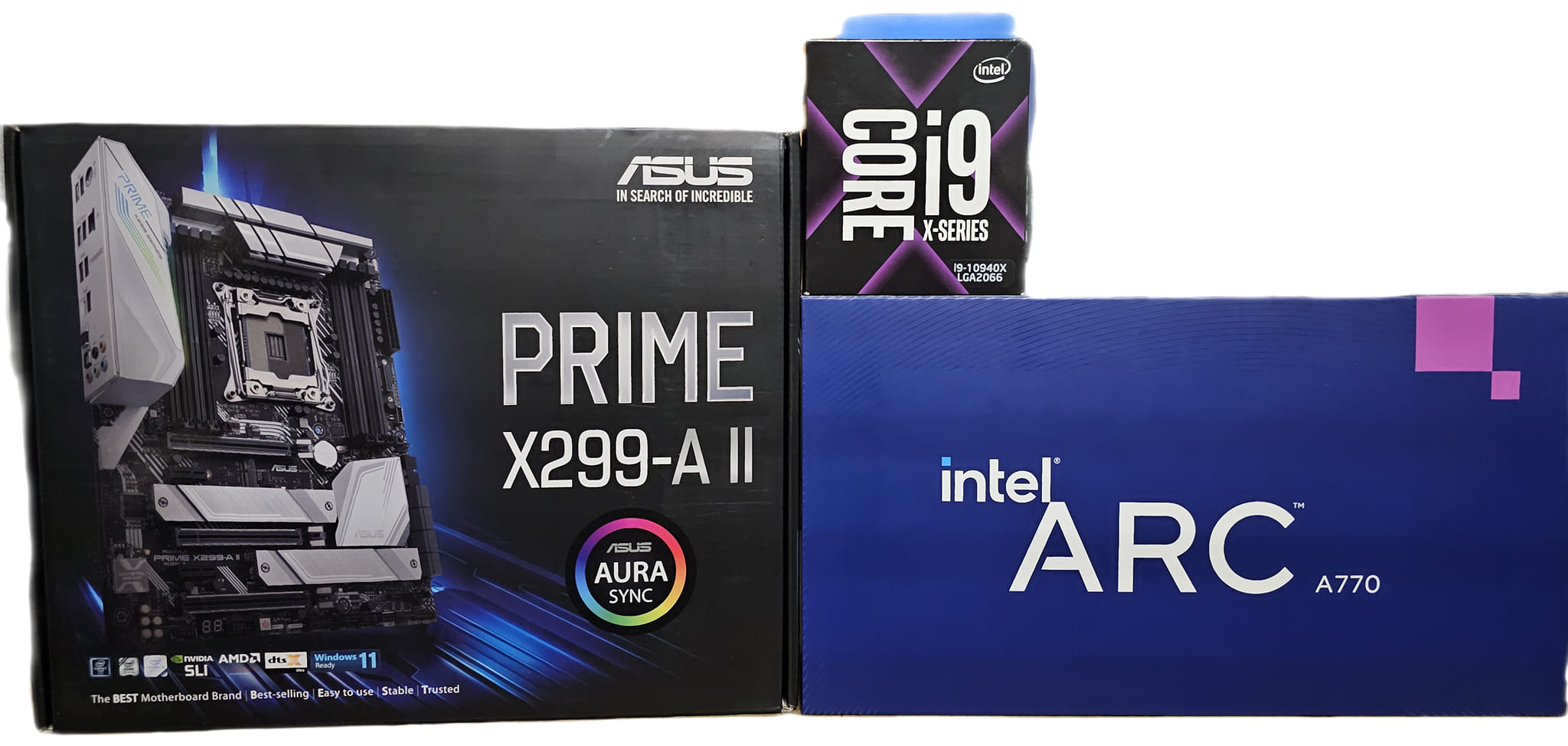 Asus Prime X299-A II editing PC with Intel Core i9 10940X and 
