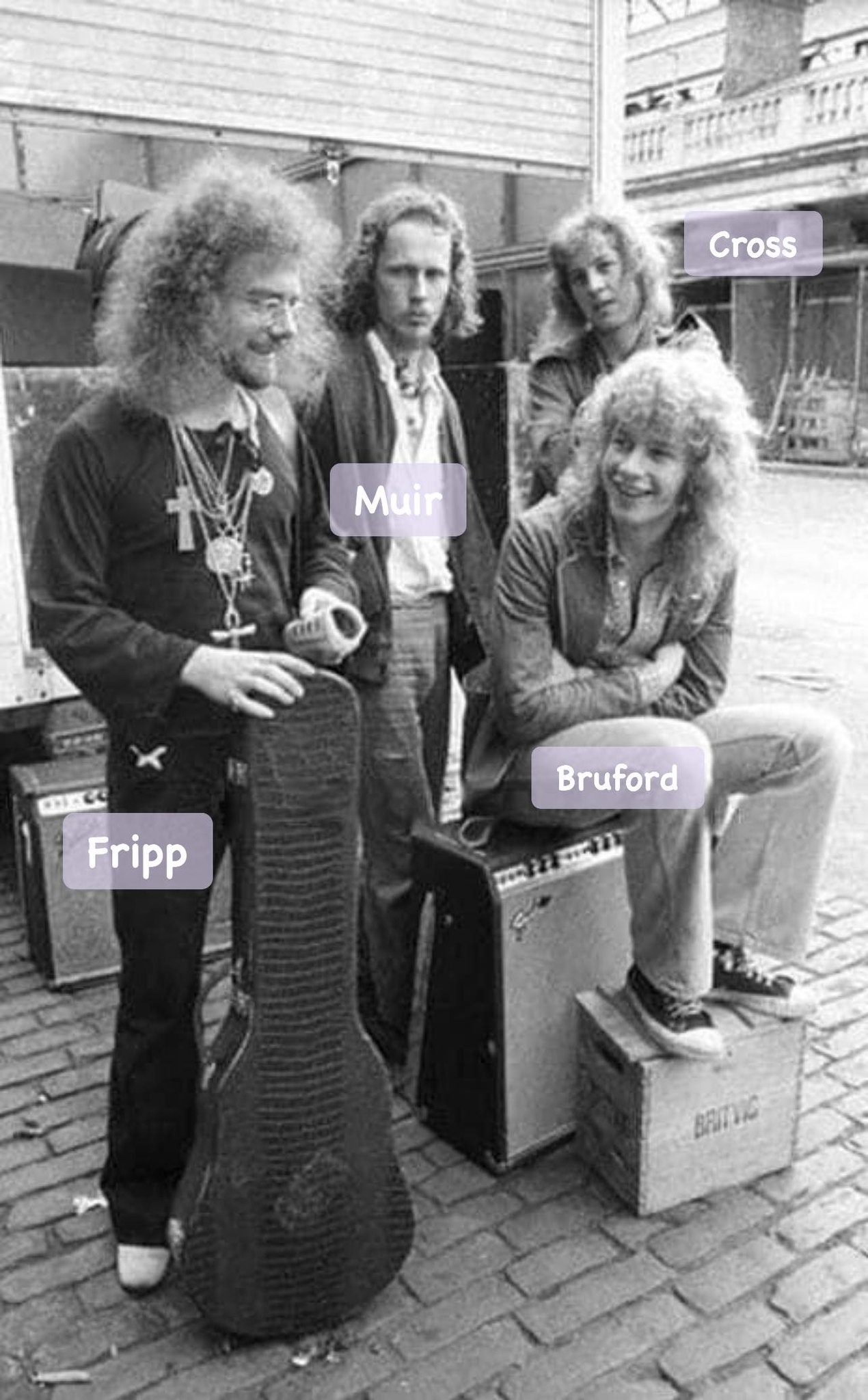 Woodstock - King Crimson late 1972 lineup. This is the version of the ...