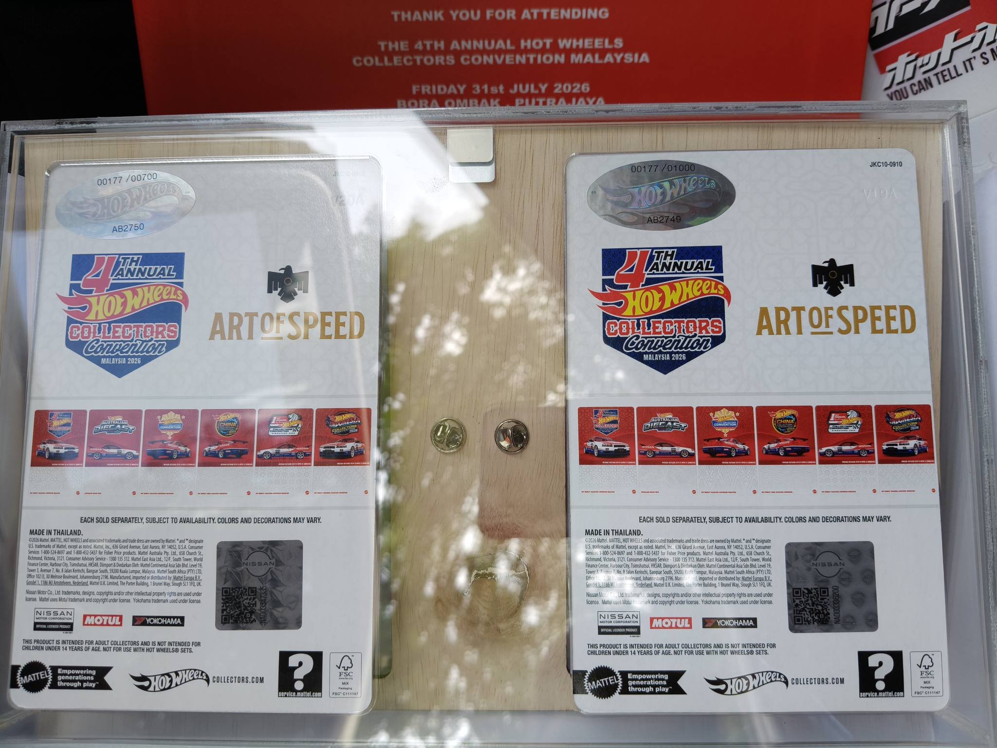 Hot Wheels Collector Convention Malaysia Dinner Set 2026 with