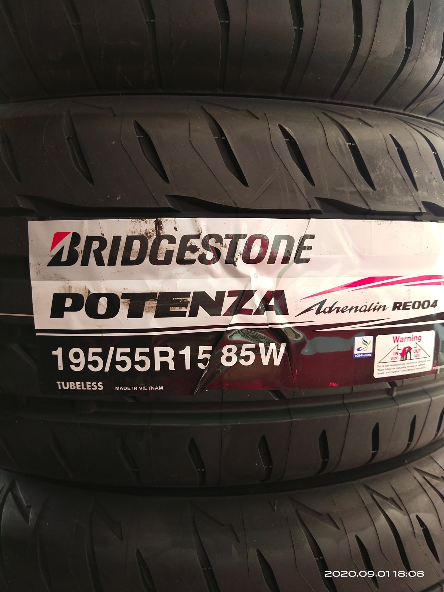 BRIDGESTONE POTENZA RE004 195/55R15 <<Stock Baru 😊😊😊 Tq member