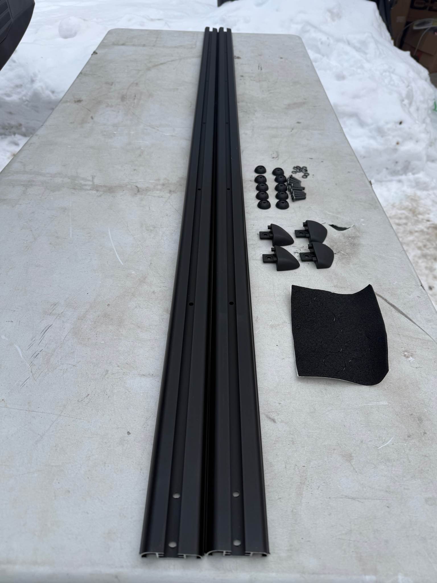 Rhino Rack RTC TRACKS RTC18 Roof Rack T-Track for truck caps - Car ...