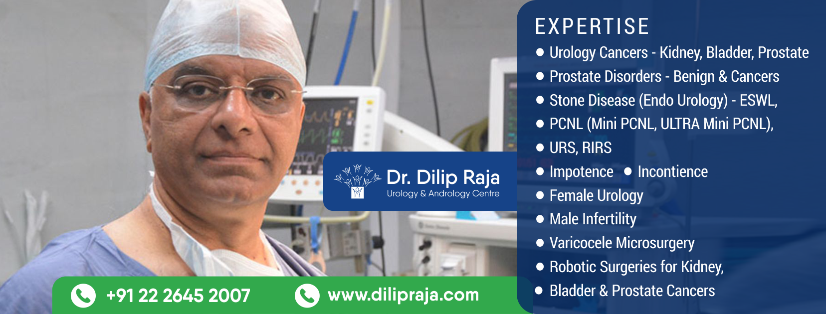 Best Urologist Andrologist Dr. Dilip Raja Mumbai, India | Mumbai