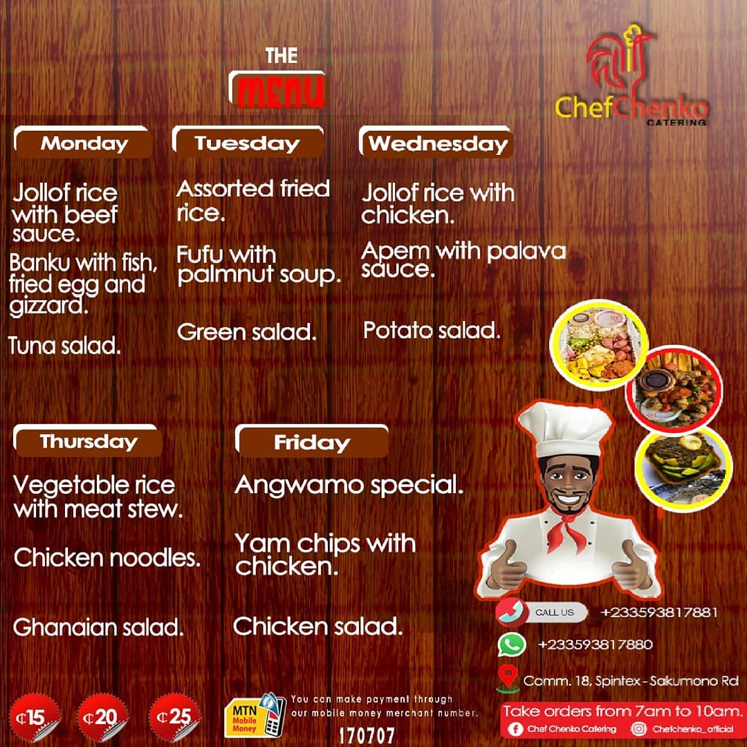 Chef chenko catering | Tema