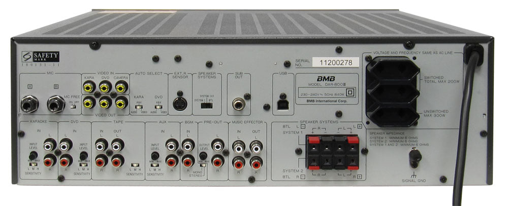 BMB Japan Genuine DA-X2 MKII Digital Echo AV Karaoke Amplifier