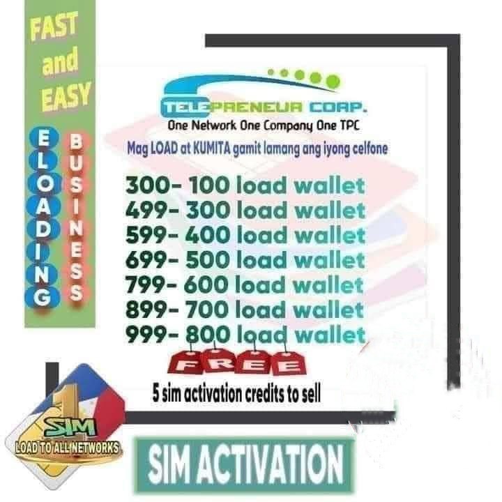300pesos for SIM ACTIVATION para sa gusto magTINDA ng LOAD ☺️ | Facebook