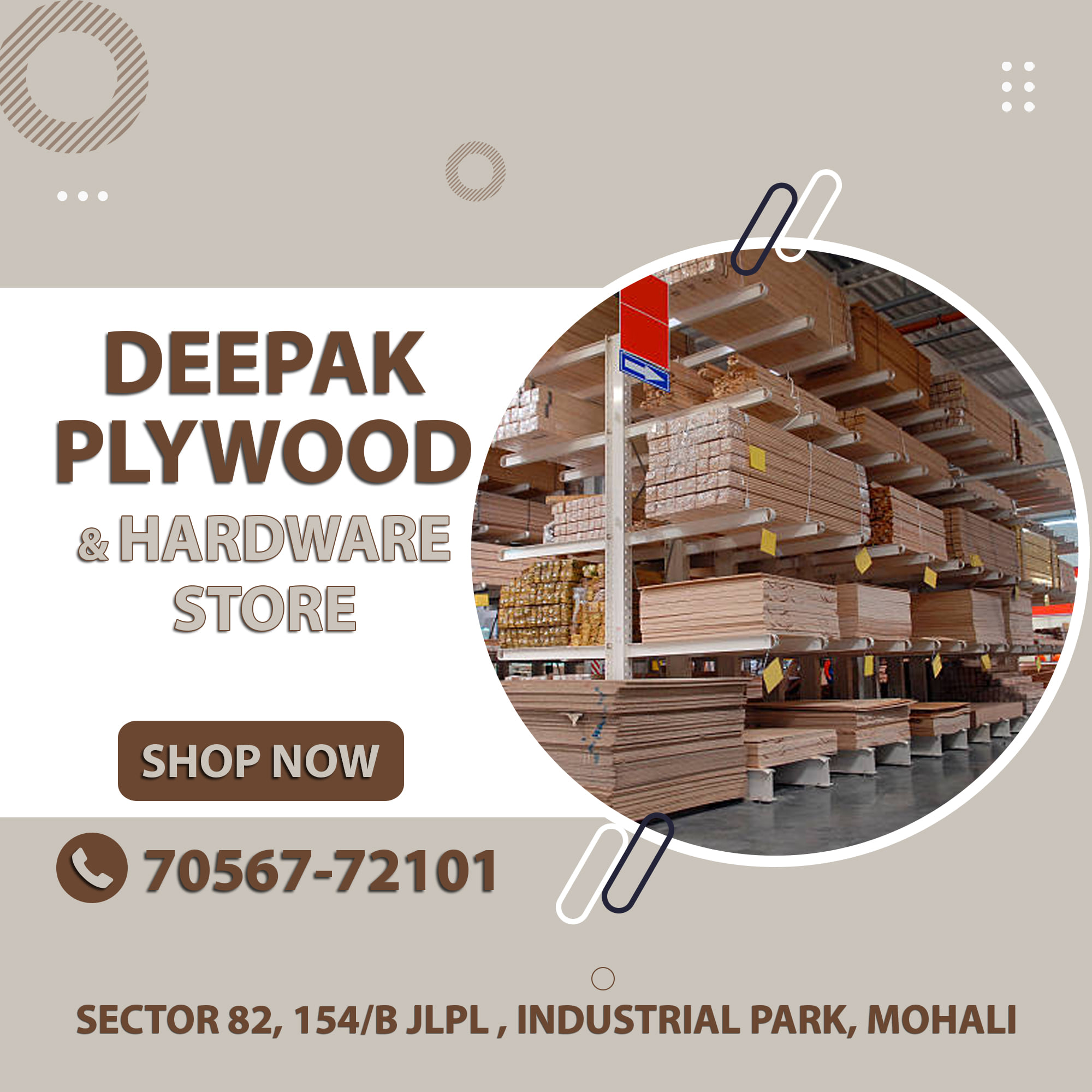 Deepak Plywood & Hardware Store | Mohali