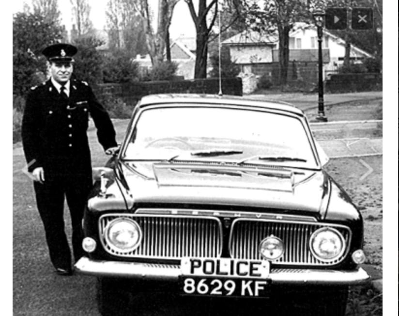 1960 Ford Zephyr police car