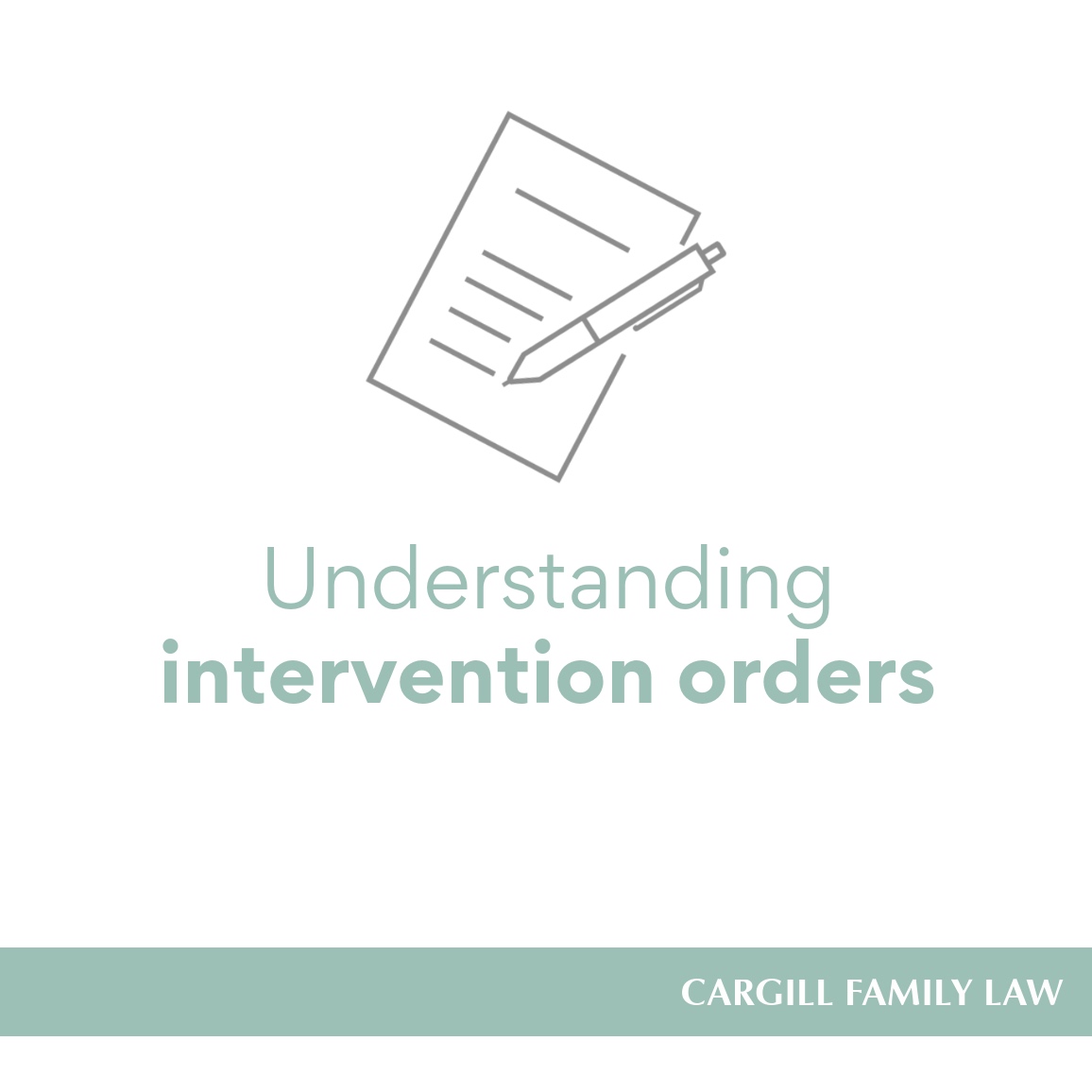 Cargill - FAMILY VIOLENCE & INTERVENTION ORDERS: What are they and when ...