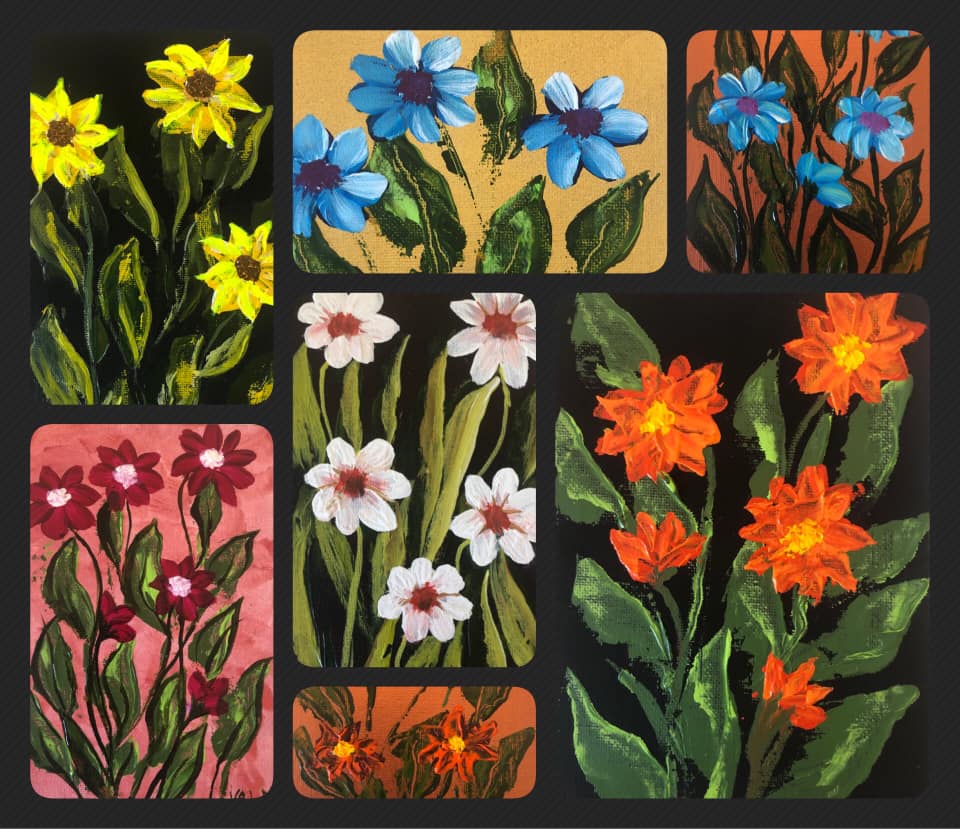 ValidArt - These are all 5x7” acrylic paintings put into a photo ...