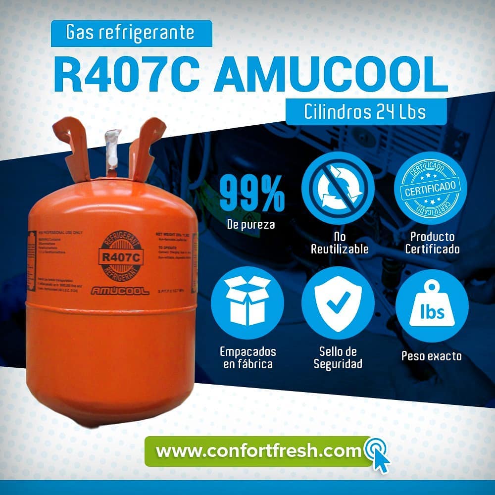 El gas refrigerante R-407C es una... - Confortfresh SAS