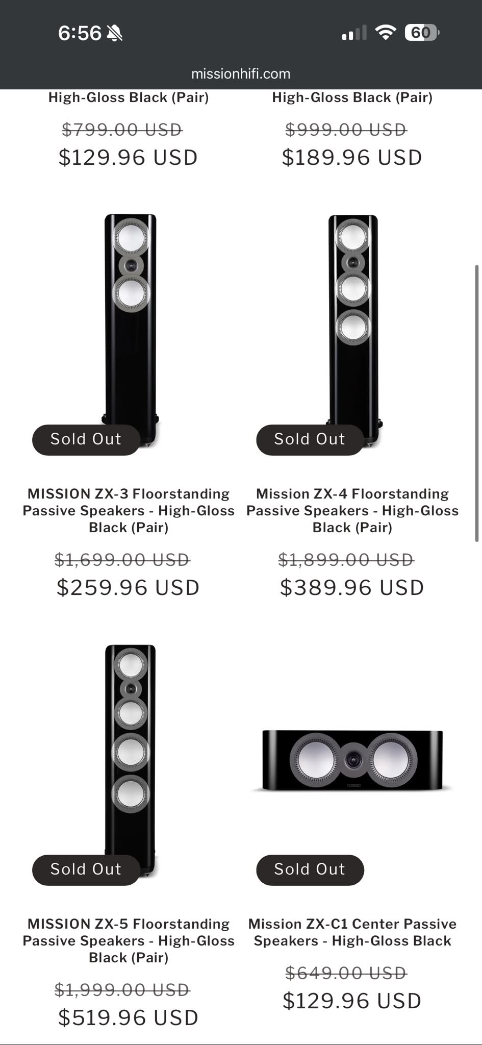 Mission Speaker Sale