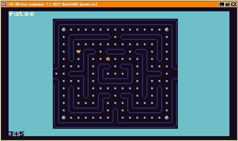 Pac-man maze optimization with blt polyline commands