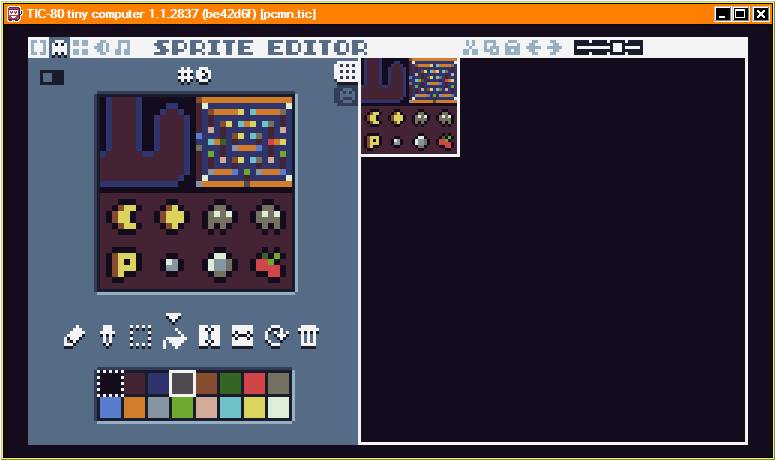 Pac-man maze optimization with blt polyline commands