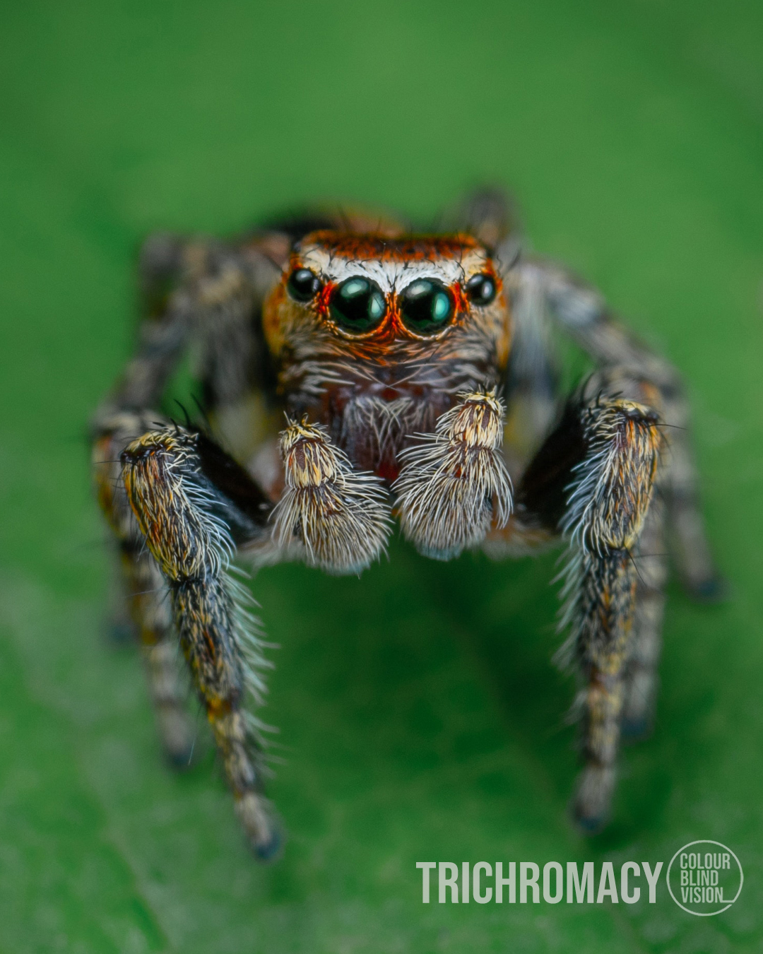 To think, this Spider is blind to... - Colour Blind Vision | Facebook