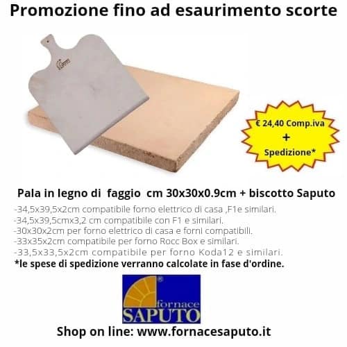 Biscotto Refrattario Casapulla 30x30x2 Cm Per Forno, Pizza, BBQ - 100% Artigianale, Cottura Perfetta