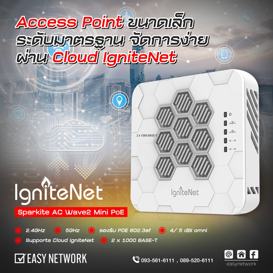 Easy Network - ⚡ Access Point ขนาดเล็กระดับมาตรฐาน... | Facebook