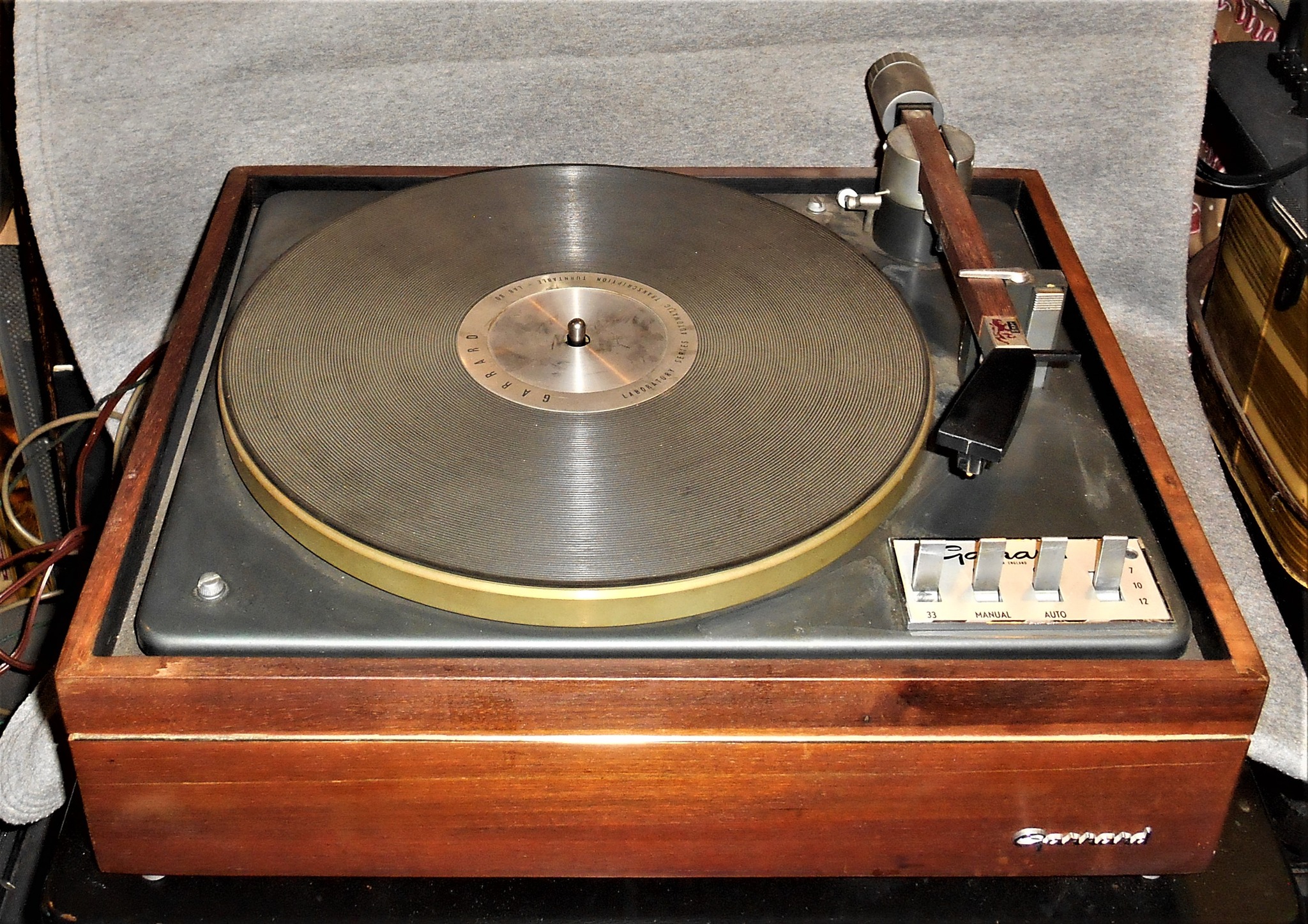 1964 Garrard Lab 80 Turntable with Wooden Tonearm