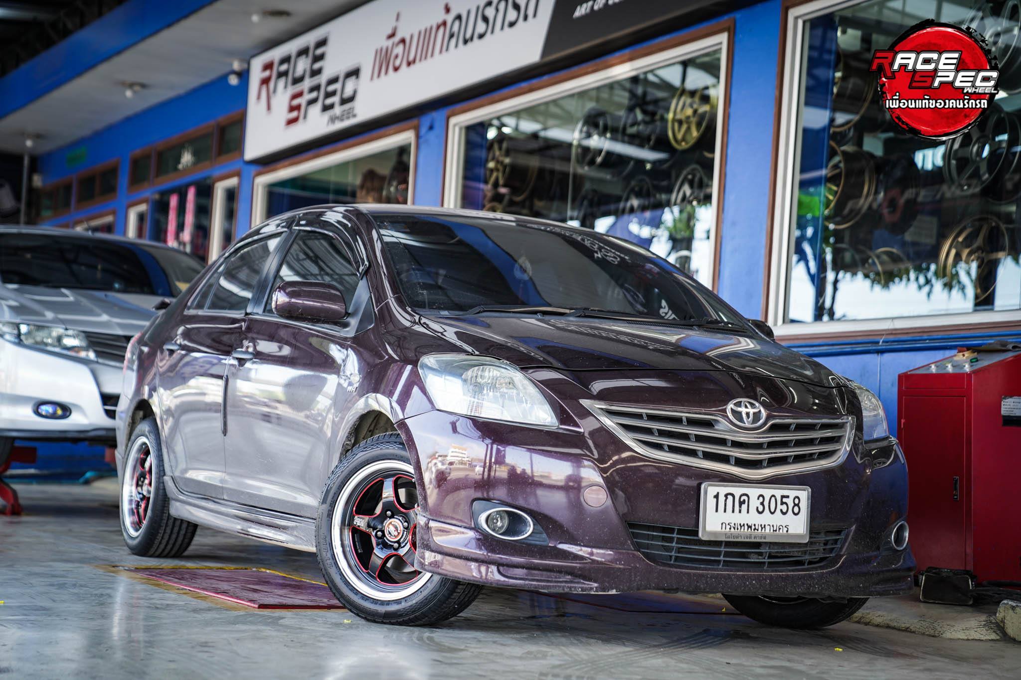 #RacespecWheel #สาขาพระราม2 Vios ถึงรอบจัดล้อยางชุดใหม่ -ล้อ Weld 15X7 ...
