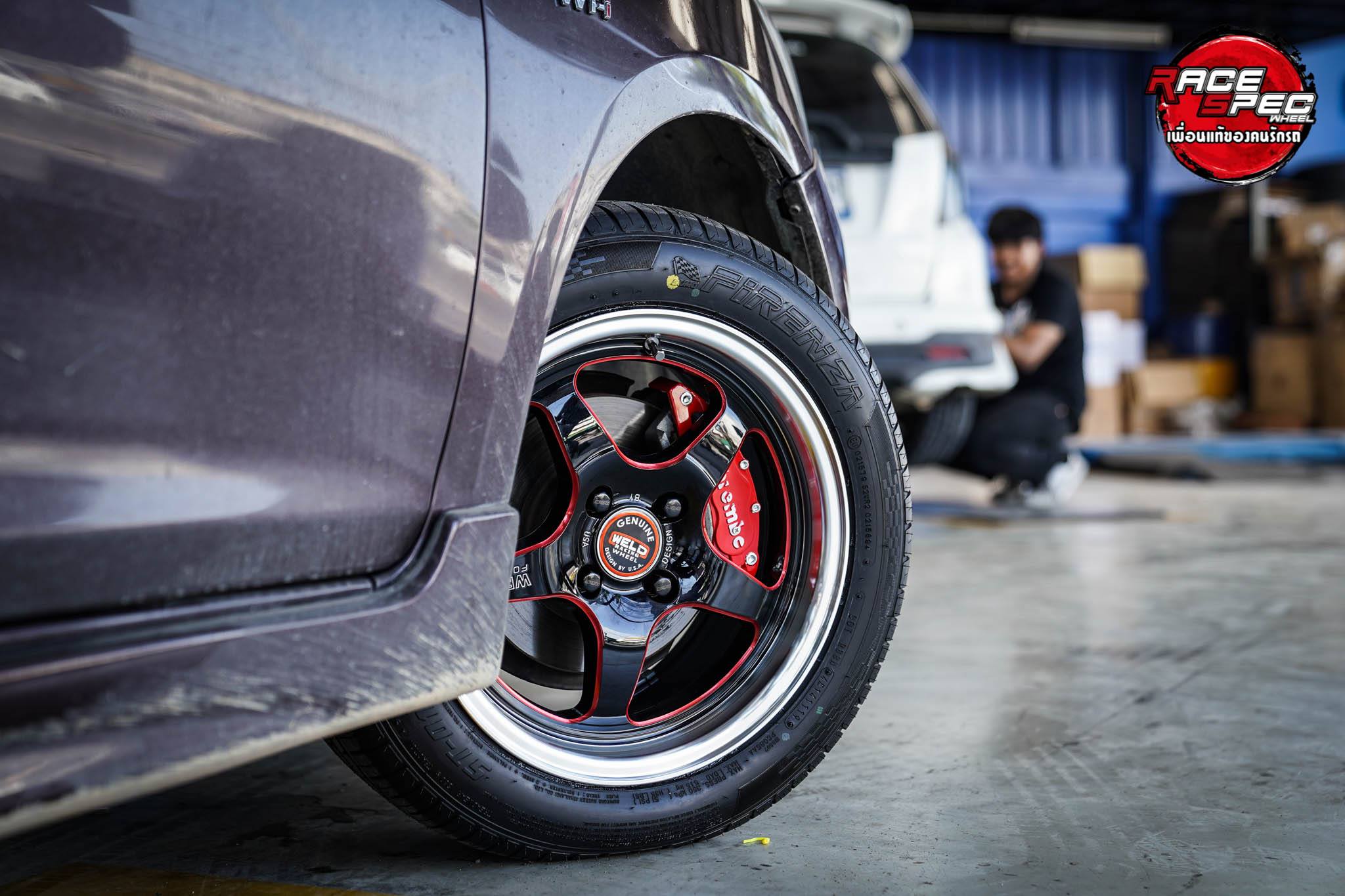 #RacespecWheel #สาขาพระราม2 Vios ถึงรอบจัดล้อยางชุดใหม่ -ล้อ Weld 15X7 ...