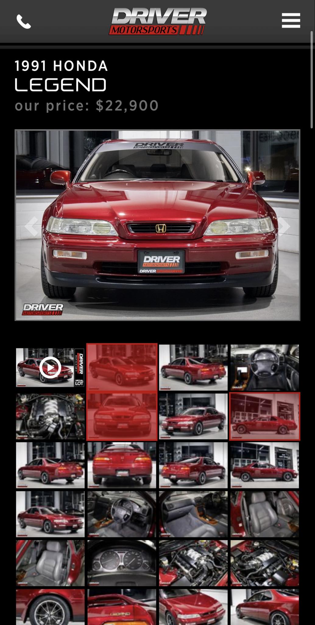 1989 Honda Legend coupe - Arabic adv.