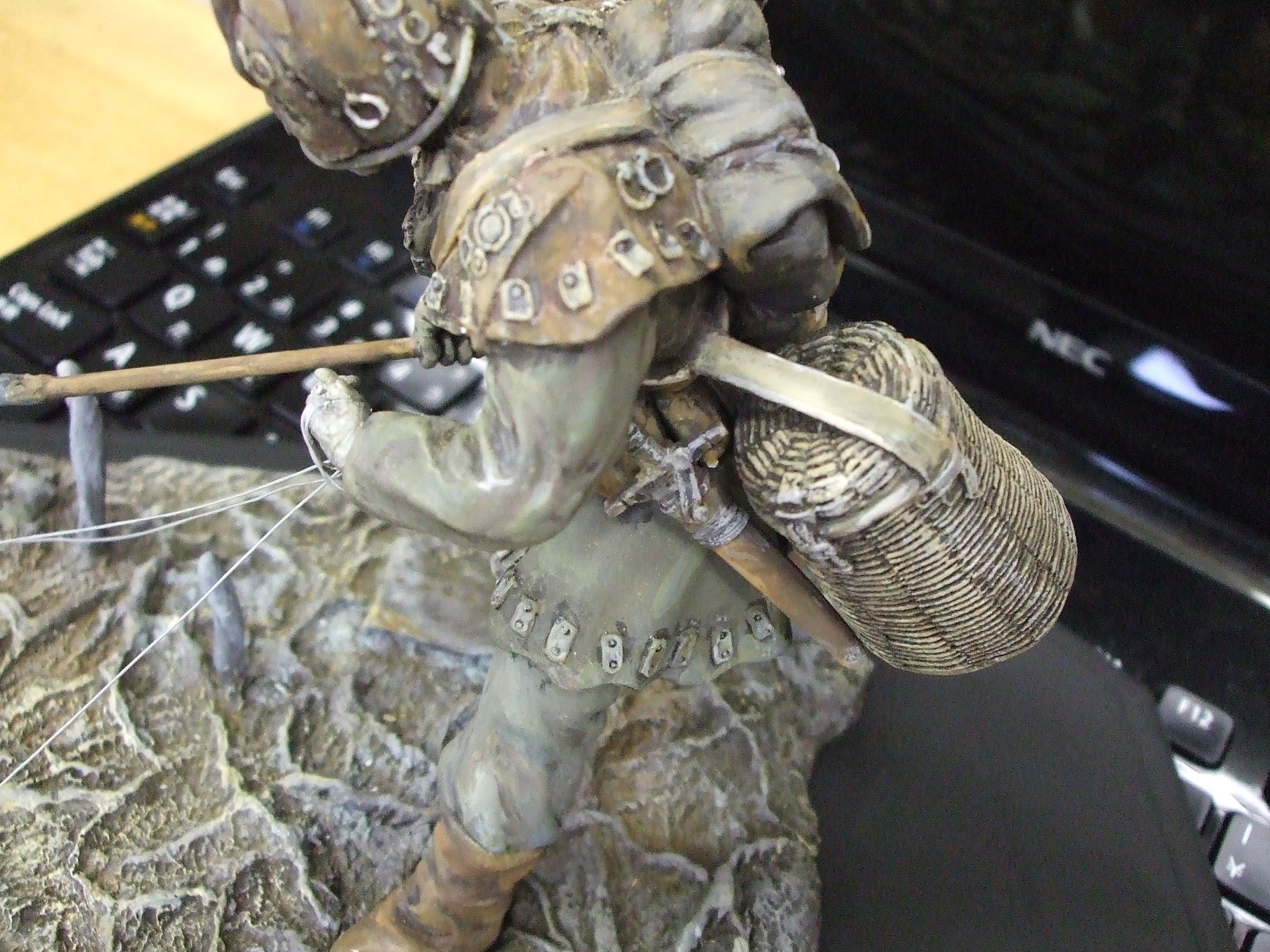海洋堂 1/20 風の谷のナウシカ 蟲遣い 40年くらい前のキットですが