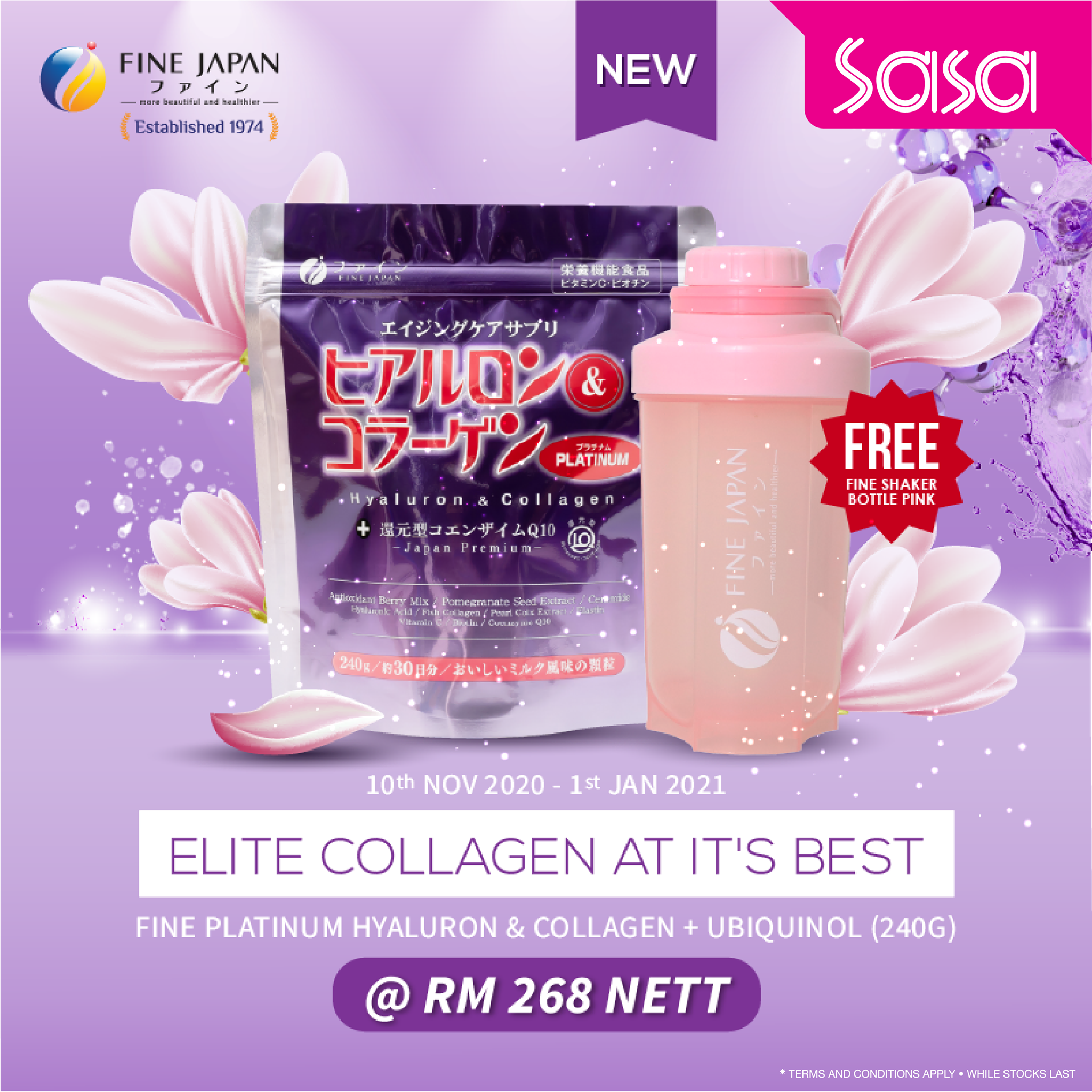 japan platinum glutathione iv injection FINE is the mother of all collagen🙆‍♀️💖 Formulated with our original FINE Aging Care Berry MIX™ to give you the best in quality collagen and taste! 💡 With rich hyaluronic Ever wonder why they Moist Collection Size:1 Pack