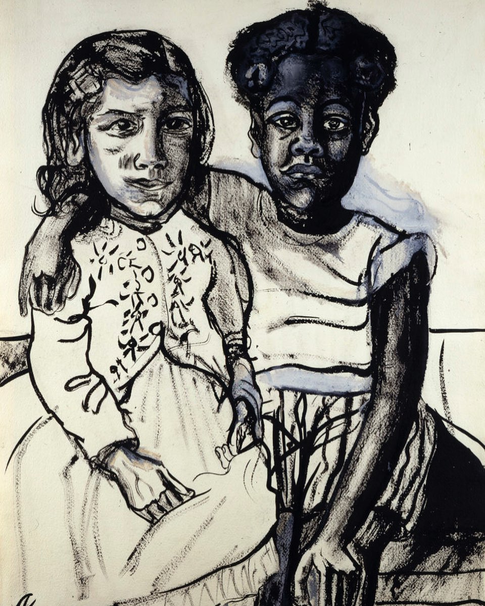 Alice Neel's portrait of the De Vegh twins