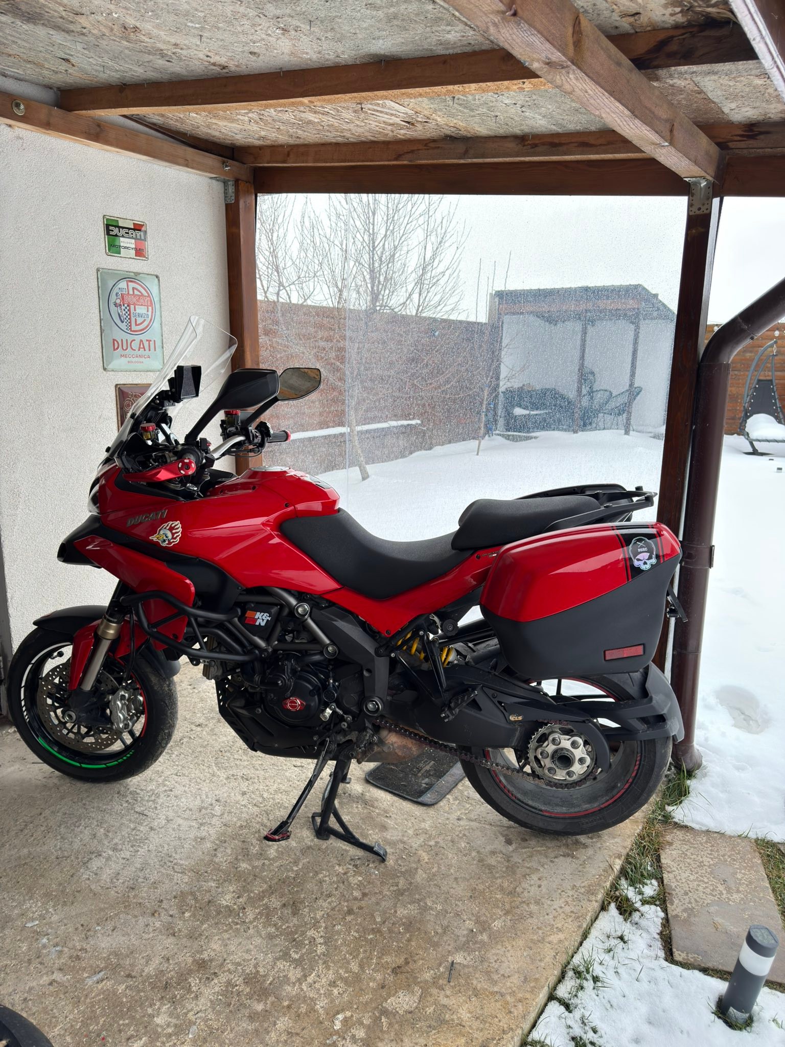 Factory Ducati panniers to fit Multistrada 1200 2010-2014 Unlocked 