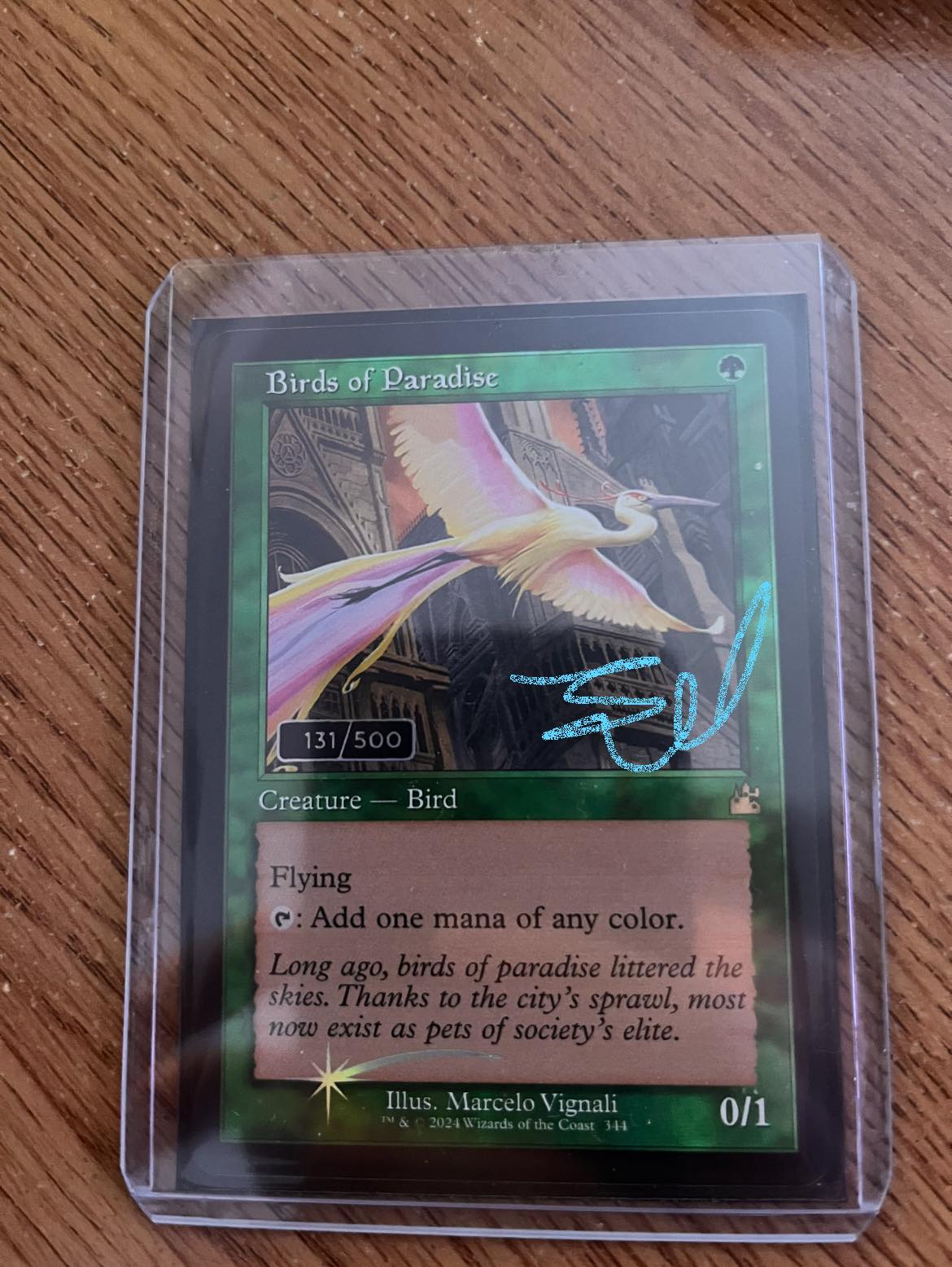 7th Edition Birds of Paradise Foil - PSA 6. 1850$ or best offer!